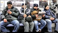 Photo by tazar | New York  people,metro